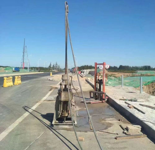 大厂公路高聚物注浆加固