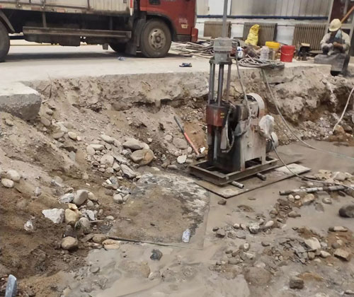 大厂公路下沉压浆